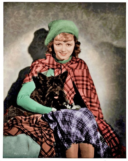 Janet Gaynor Love that Tam O'Shanter I made a big batch of Janet's cookies