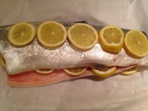 Joan Crawford's Poached Salmon