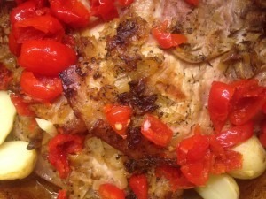 pork chops with vinegar peppers